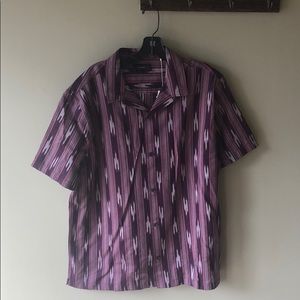 Vince Ikat Cabana Slim Fit Shirt (Napa)